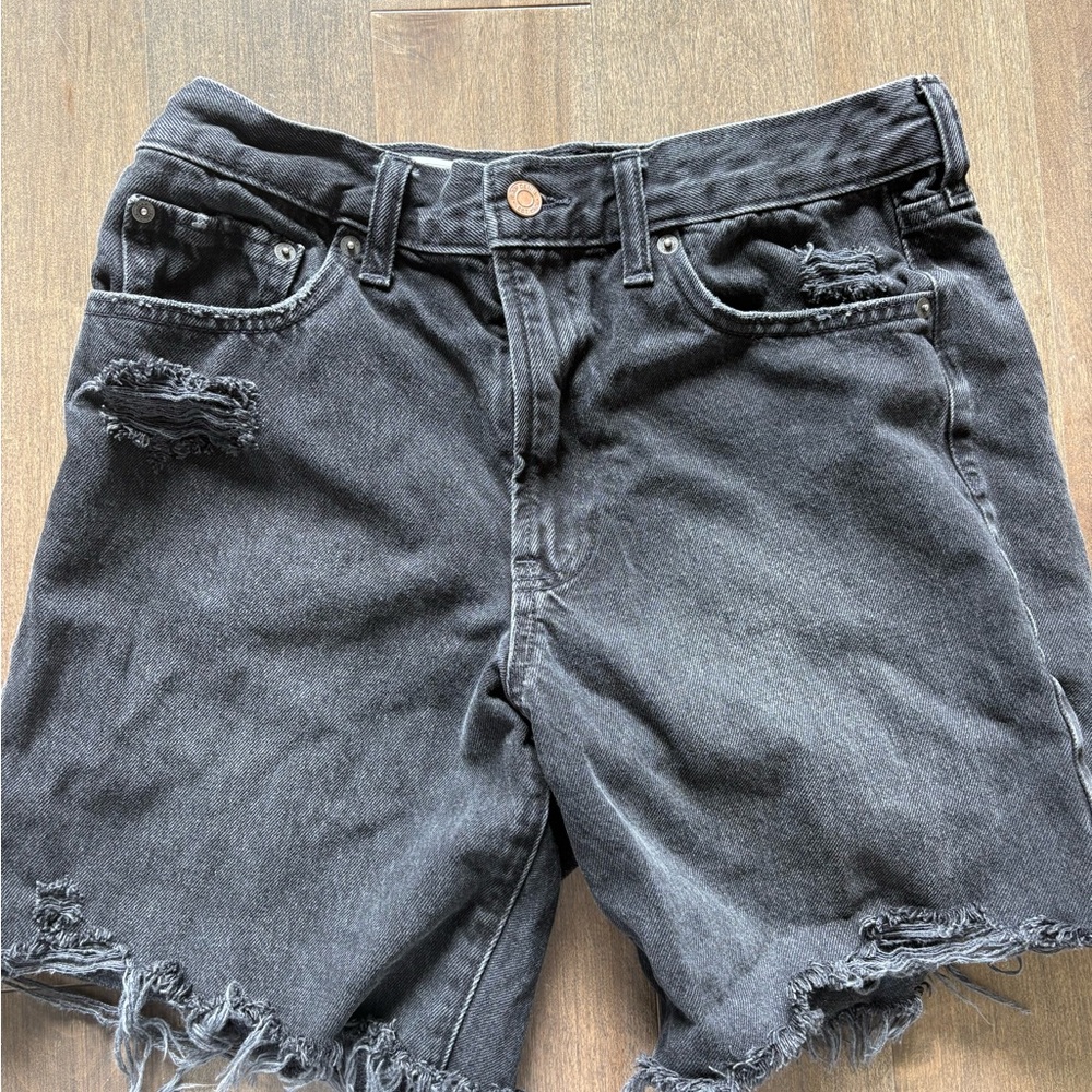 GAP Distressed Bermuda Denim Shorts